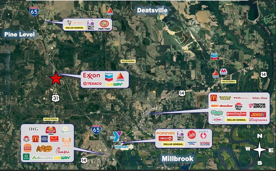 More Photos Of Hwy 31 N & County Rd 85, Prattville Land For Sale