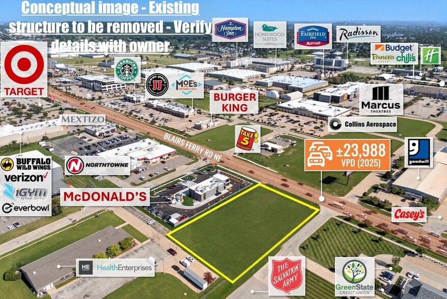 More Photos Of 1350 Blairs Ferry Rd NE, Cedar Rapids Land For Lease