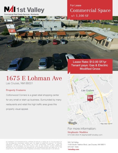 More Photos Of 1675 E Lohman Ave, Las Cruces Storefront For Lease