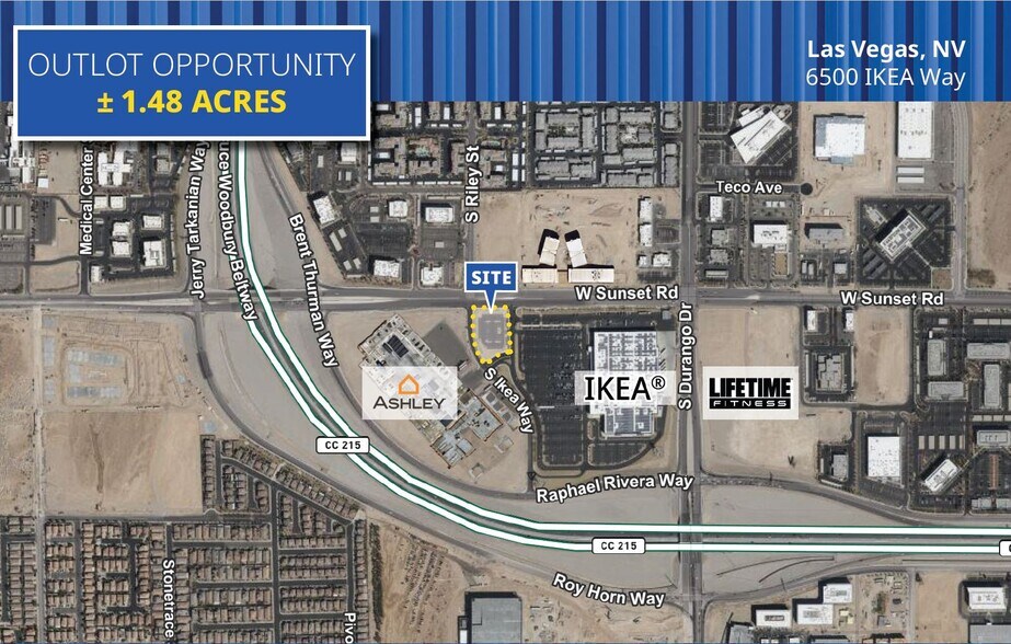 Primary Photo Of 6500 Ikea Way, Las Vegas Land For Sale