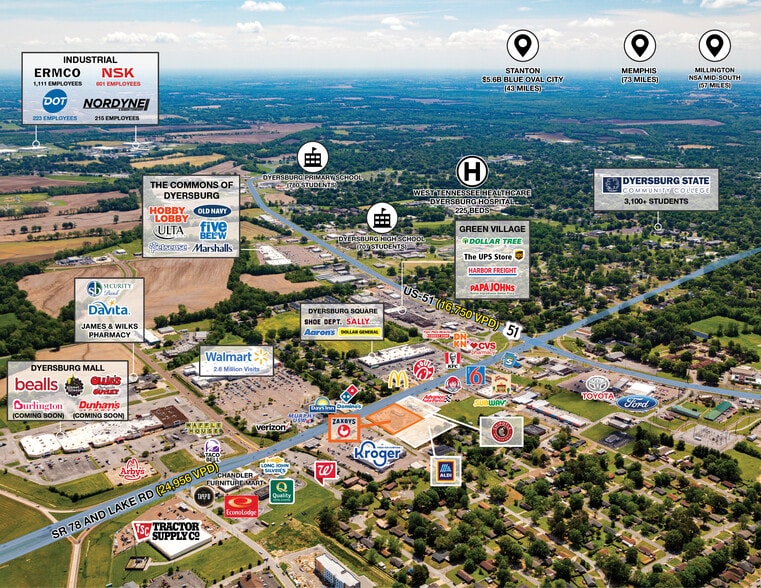 More Photos Of 2495 Lake Rd, Dyersburg Fast Food For Sale