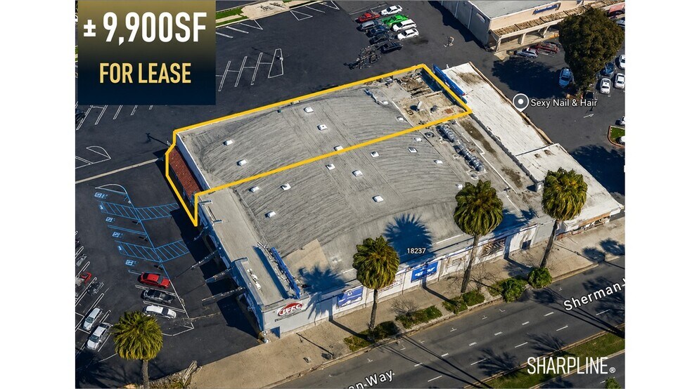 Primary Photo Of 18247 Sherman Way, Reseda Freestanding For Lease