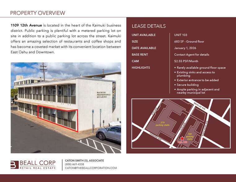 More Photos Of 1109 12th Ave, Honolulu Loft Creative Space For Lease