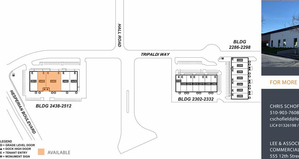 More Photos Of 2286-2298 Tripaldi Way, Hayward Unknown For Lease