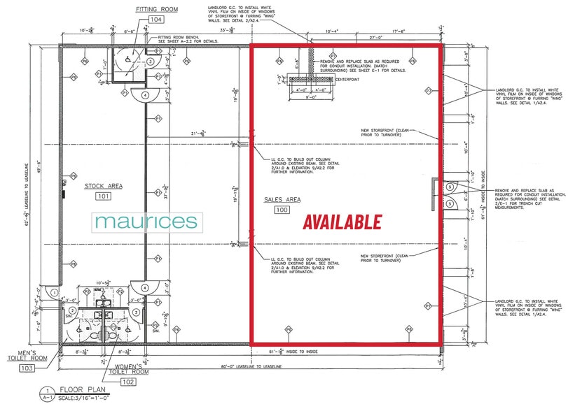 More Photos Of 2010-2020 E 1st St, Pratt Storefront For Lease