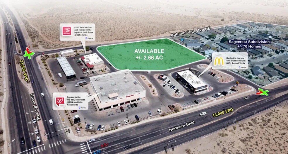 Primary Photo Of Unser Blvd NE, Rio Rancho Land For Sale