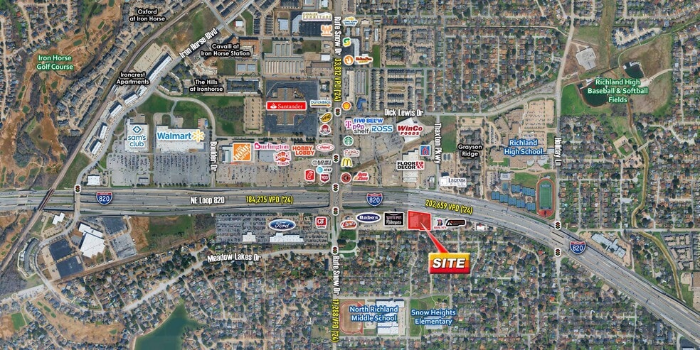 More Photos Of SEQ I-820 & Rufe Snow Dr, North Richland Hills Land For Lease