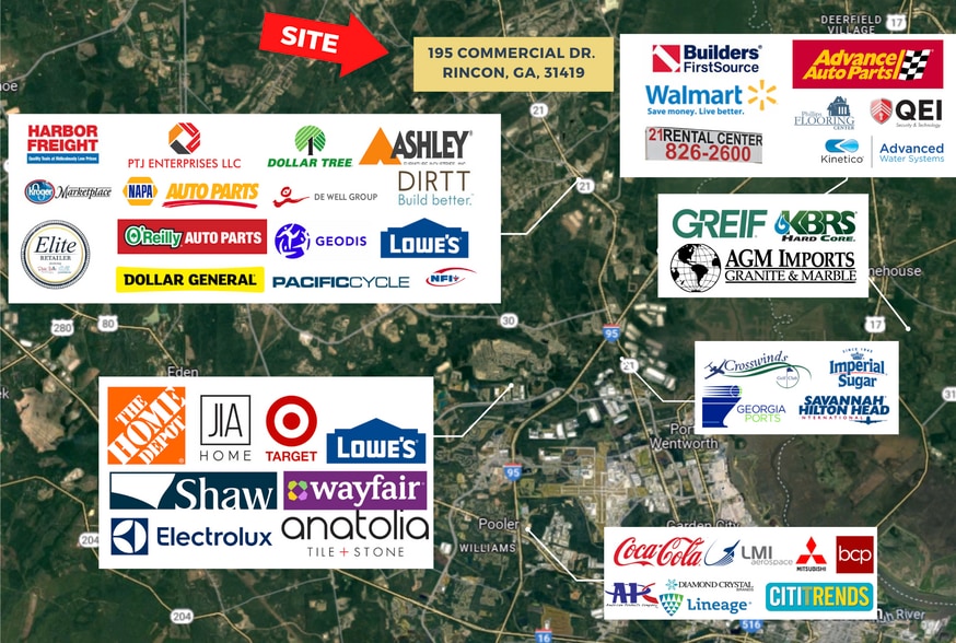 More Photos Of 205 – 215 Commercial Dr., Rincon Service For Lease