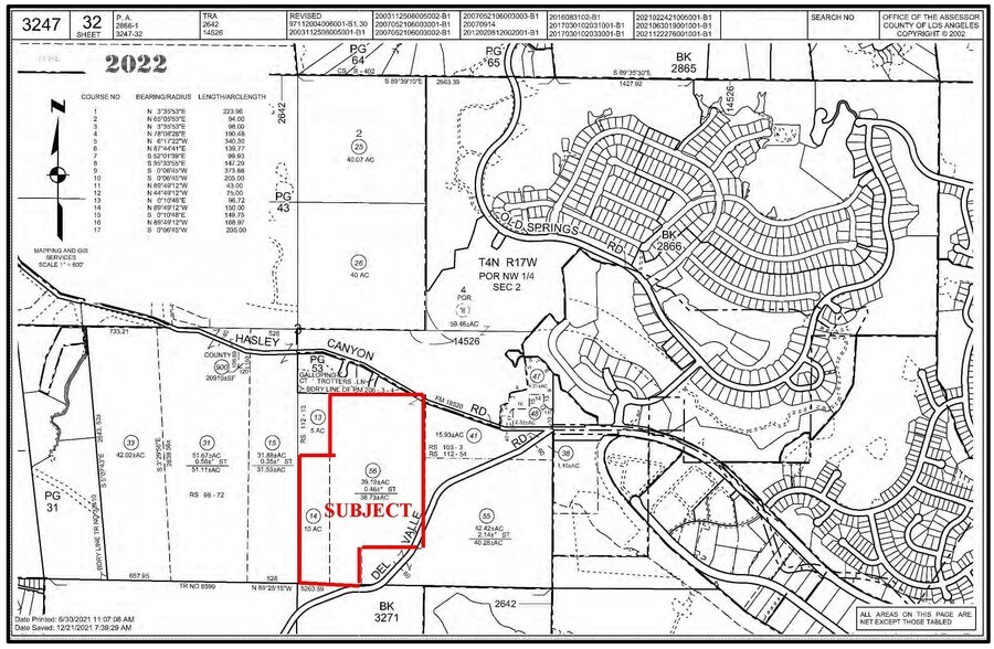 More Photos Of Del Valle Rd @ Hasley Canyon Road, Castaic Land For Sale