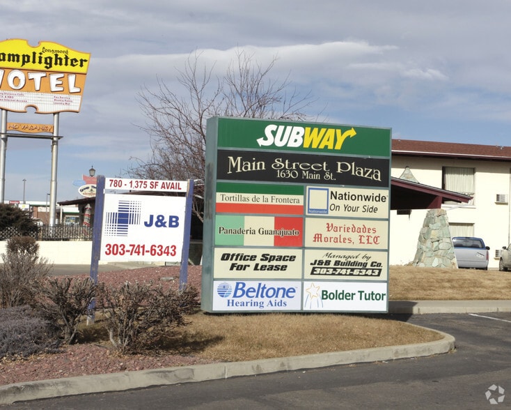 More Photos Of 1630 Main St, Longmont Storefront Retail Office For Lease