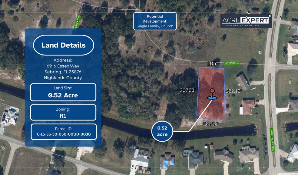 Primary Photo Of 6916 Essex Wy, Sebring Land For Sale
