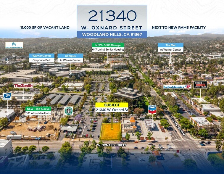 Primary Photo Of 21340 Oxnard St, Woodland Hills Land For Sale