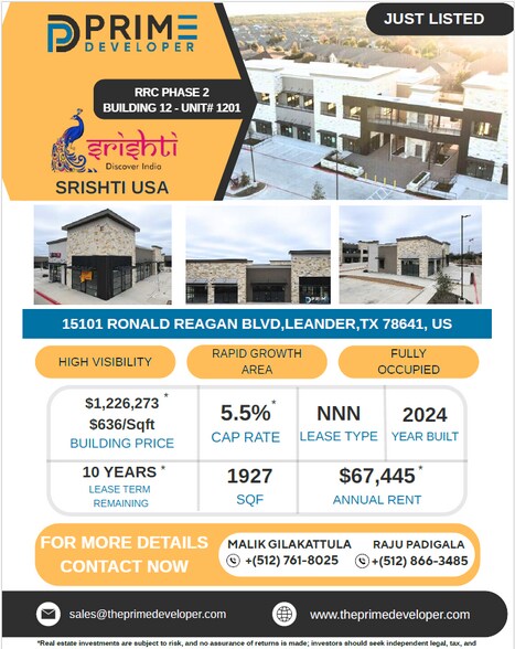 More Photos Of 15281 Ronald W Reagan Blvd, Leander Storefront Retail Office For Sale