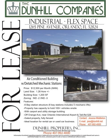 More Photos Of 1265 Pine Ave, Orlando Warehouse For Lease