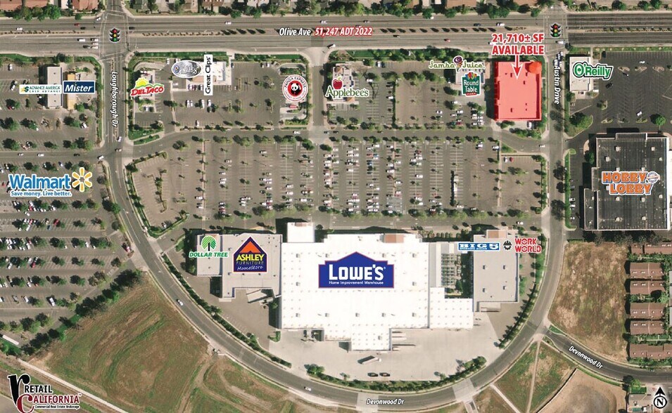 More Photos Of 1720 W Olive Ave, Merced Freestanding For Lease