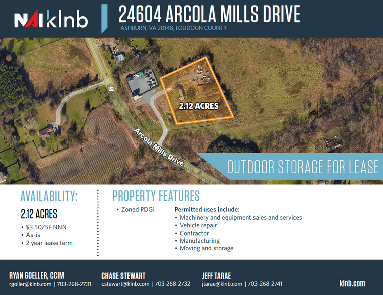 Primary Photo Of 24604 Arcola Mills Dr, Ashburn Land For Lease