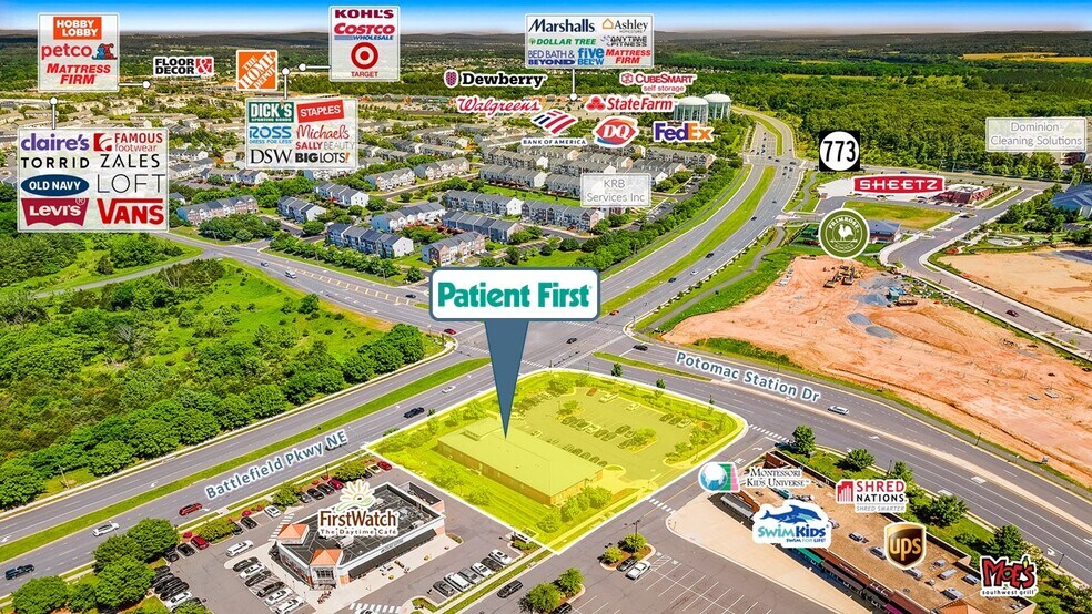 More Photos Of 623-665 Potomac Station Dr, Leesburg Storefront For Lease