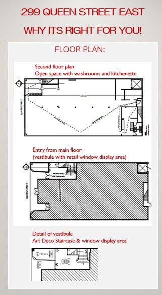 More Photos Of 297-299 Queen St E, Toronto Storefront For Lease