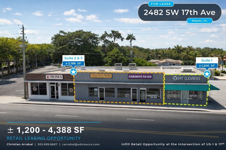 Primary Photo Of 2482-2490 SW 17th Ave, Miami Unknown For Lease