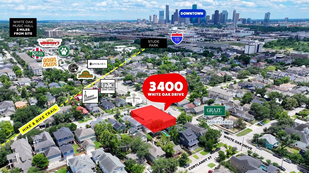 More Photos Of 3400 White Oak Dr, Houston General Retail For Sale
