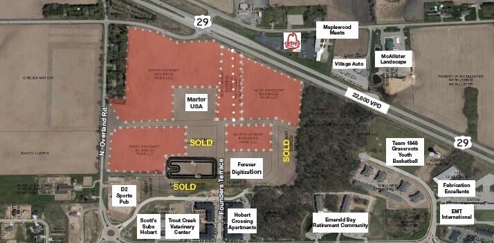 More Photos Of N. Overland Rd @ Triangle Dr., Hobart Land For Sale