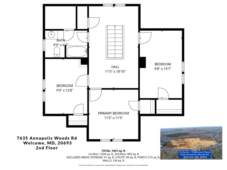 More Photos Of 7635 Annapolis Woods Rd, Welcome Land For Sale