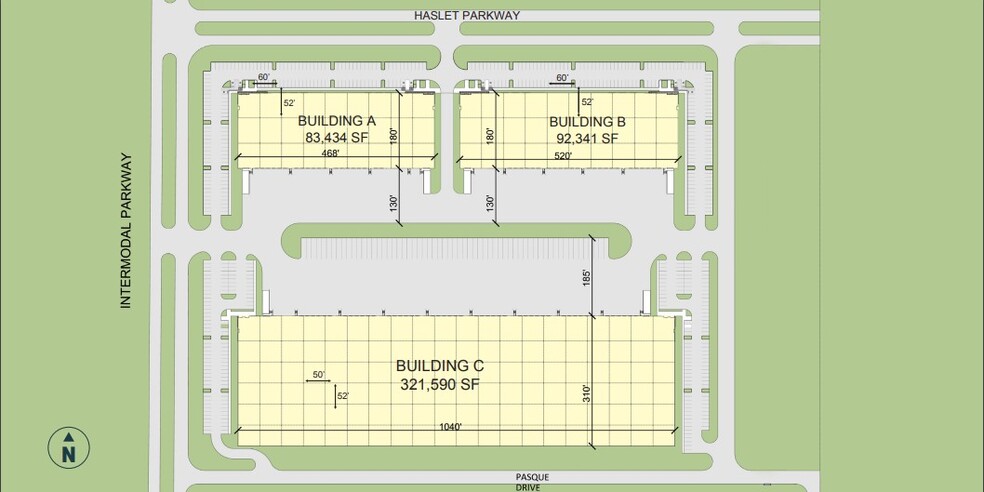 Primary Photo Of Intermodal Pky & Haslet Pky, Haslet Unknown For Lease