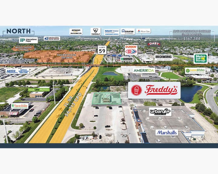 Primary Photo Of 1967 Glacier Park, Naperville Fast Food For Sale