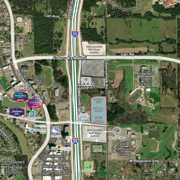 Primary Photo Of Steed & Sunnybrook Rd, Ridgeland Land For Sale