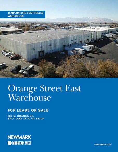 Primary Photo Of 389 Orange st, Salt Lake City Industrial For Lease