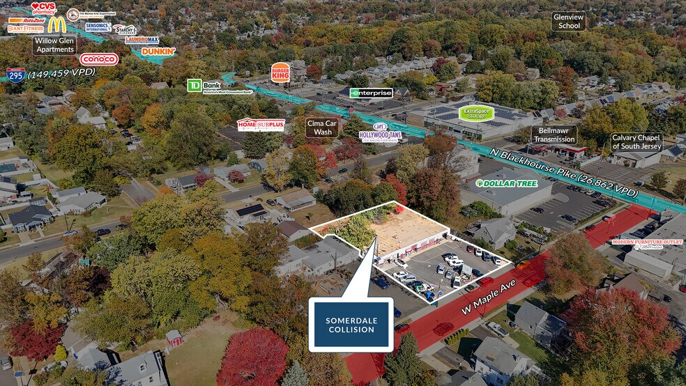 More Photos Of 21 W Maple Ave, Bellmawr Auto Repair For Sale