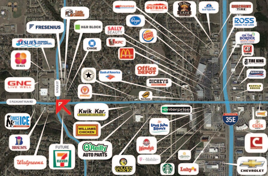 More Photos Of 735 E Pleasant Run Rd, DeSoto Fast Food For Sale