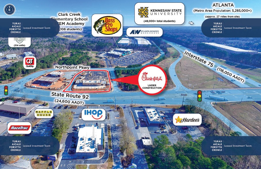 More Photos Of 1130 Georgia 92, Acworth Fast Food For Sale