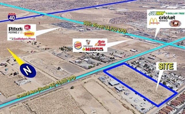 Primary Photo Of 10210 Central Ave SW, Albuquerque Land For Sale