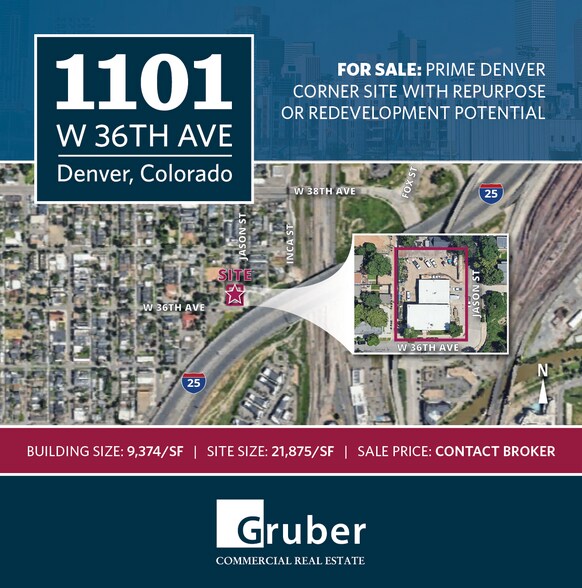 Primary Photo Of 1101 W 36th Ave, Denver Flex For Sale