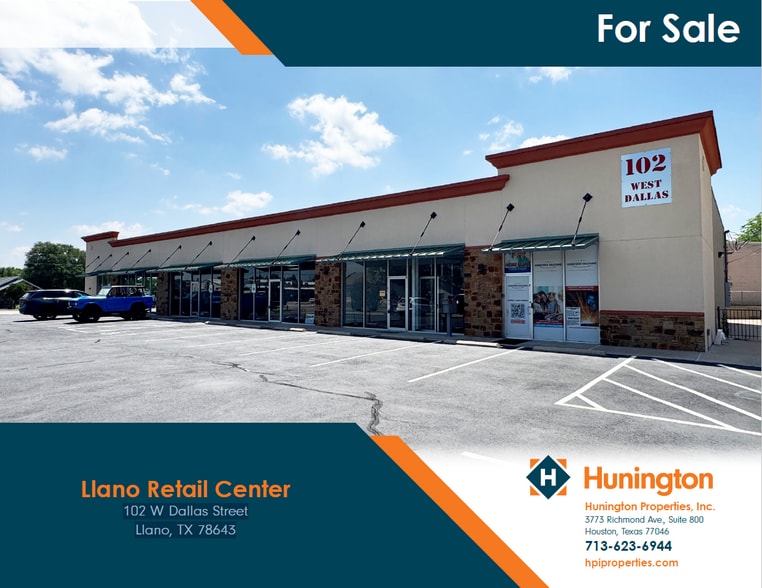 Primary Photo Of 102 W Dallas St, Llano Storefront For Sale