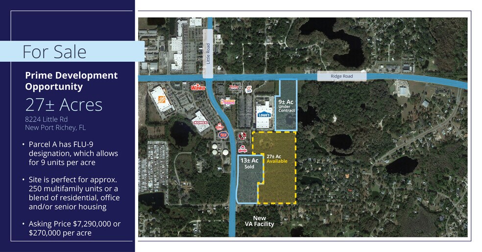 Primary Photo Of 8224 Little Rd, New Port Richey Land For Sale