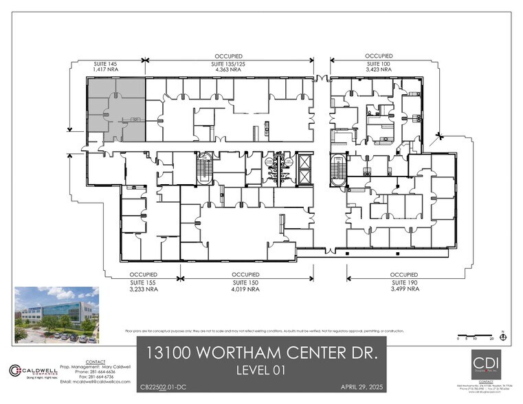 More Photos Of 13100 Wortham Center Dr, Houston Office For Lease
