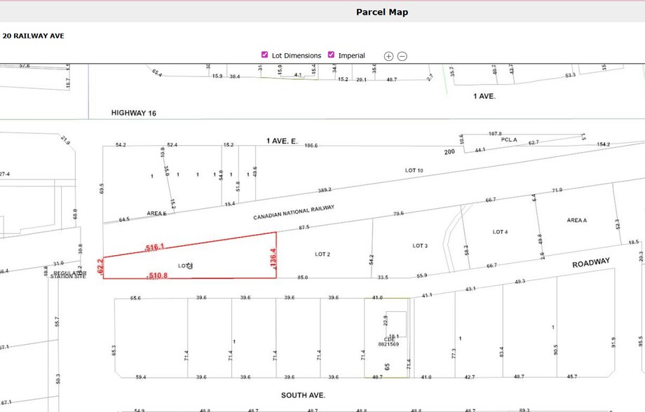 More Photos Of 20 Railway Av, Spruce Grove Land For Lease