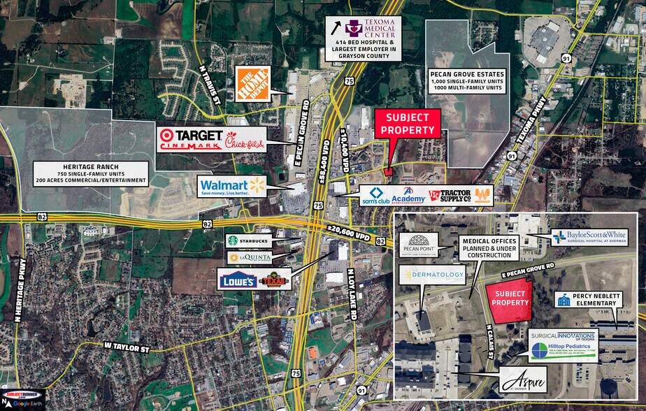Primary Photo Of TBD Calais Street, Sherman Land For Sale