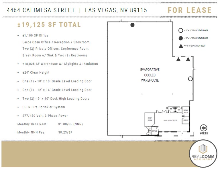More Photos Of 4464 Calimesa St, Las Vegas Warehouse For Lease