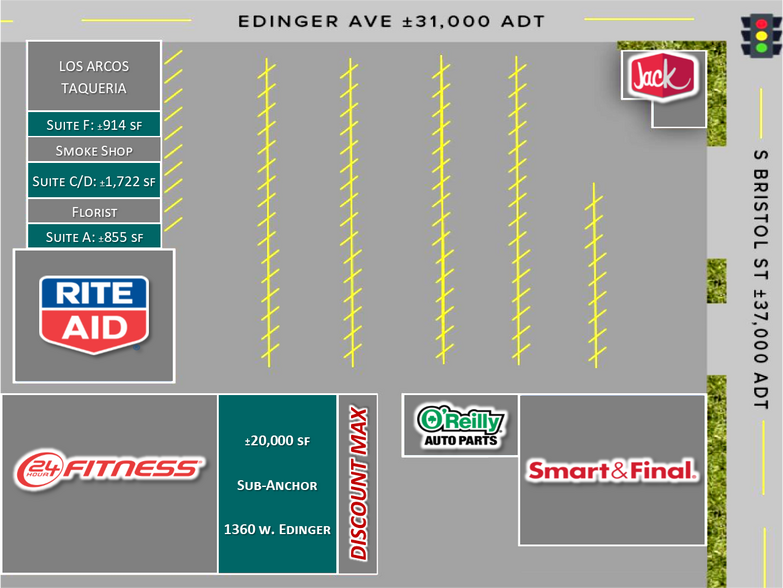 More Photos Of 1308-1414 W Edinger Ave, Santa Ana Unknown For Lease
