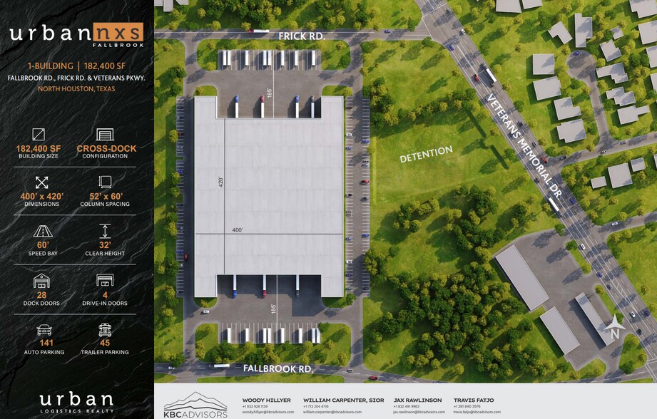 Primary Photo Of 0 Fallbrook Rd, Frick Rd & Veterans Pkwy N rd, Houston Industrial For Lease