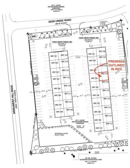 More Photos Of 1925 Deer Creek Rd, Monument Showroom For Lease