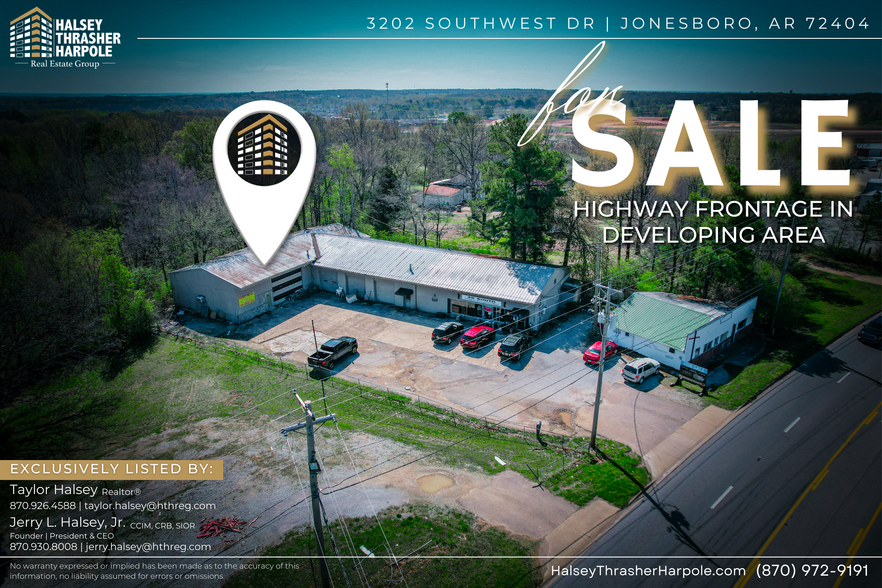 Primary Photo Of 3202 Southwest Dr, Jonesboro Storefront For Sale