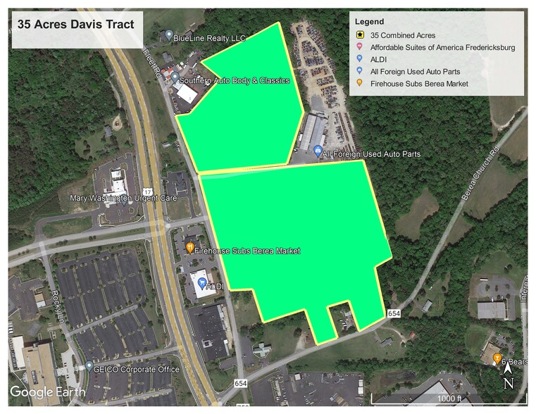 Primary Photo Of 50 Fleet Rd, Fredericksburg Land For Sale