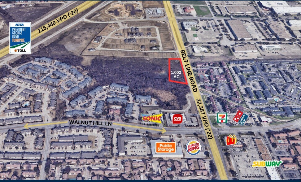 More Photos Of 4201 Beltline, Irving Land For Lease