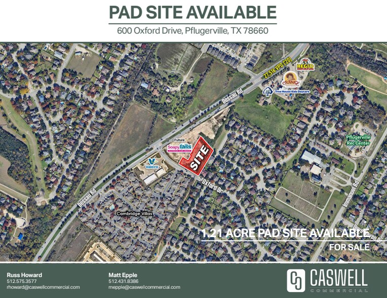 Primary Photo Of 600 Oxford Dr, Pflugerville Land For Sale