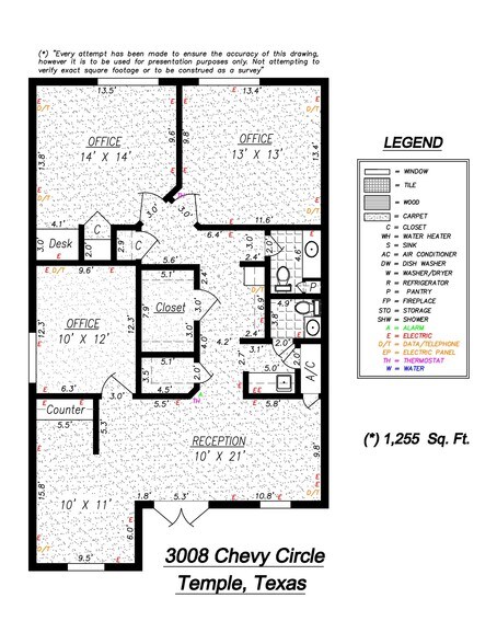 More Photos Of 3008 Chevy Cir, Temple Office For Lease