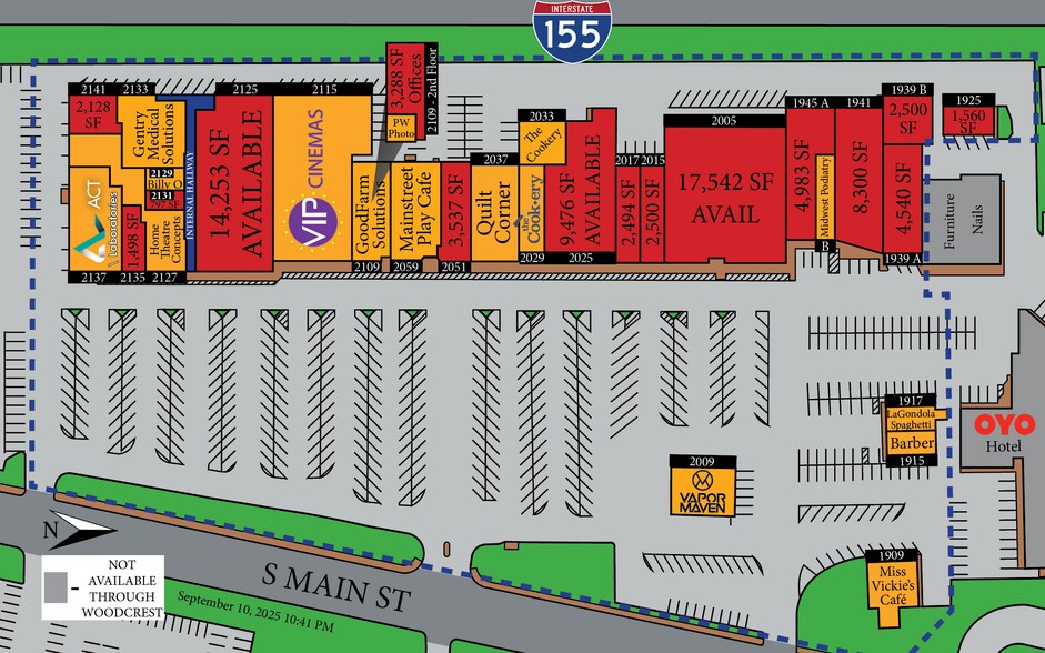 More Photos Of 1925-2141 S Main St, Morton Unknown For Lease